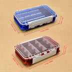 Waterproof Fishing Tackle Box Double-Sided Bait Lure Box Fish Hook Hook Up Storage Box Carp Fly Fishing Accessories Fishing Box