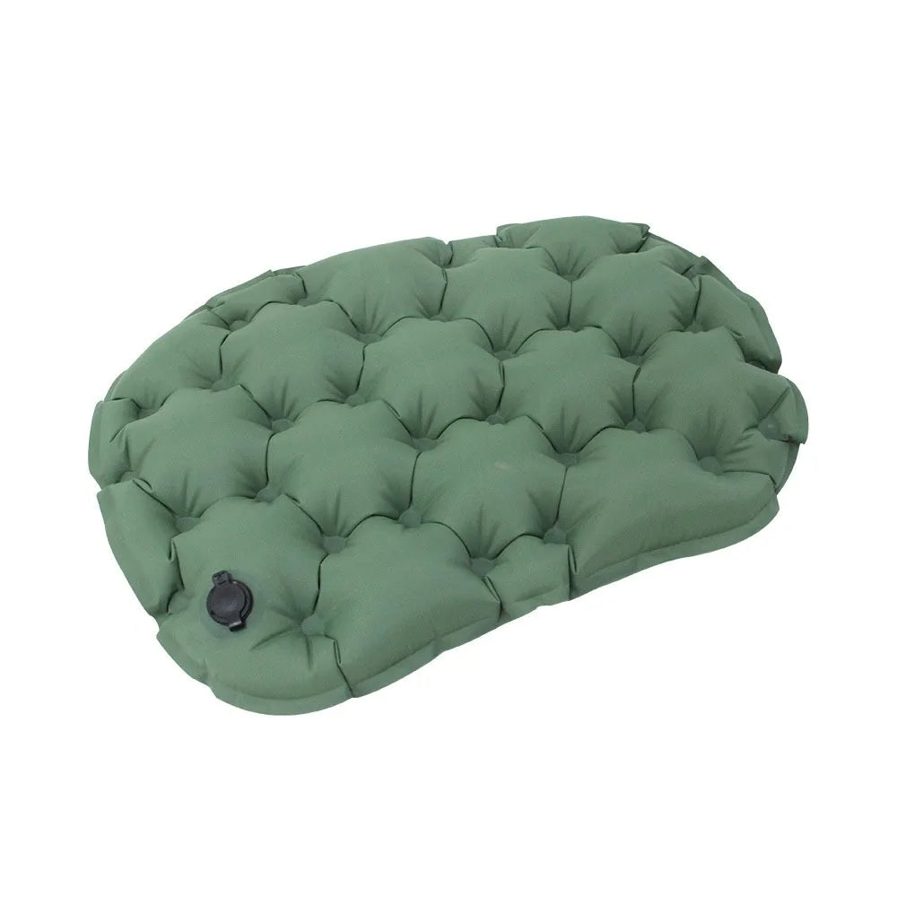 Foldable Inflatable Seat Cushion Moisture-proof Space-saving 3D Air Seat Cushion Waterproof Lightweight Camping Chair Pad Hiking