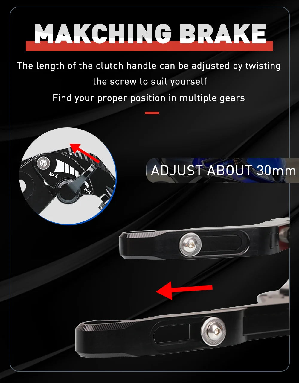 For Loncin VOGE 300 RALLY Motorcycle VOGE 300RALLY Adjustable CNC 5D aluminium Brake Clutch Levers