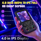 AISLPC R36T MAX Retro Handheld Game Console 22000+Games 4.0'' IPS Screen 64/128GB Supports 5G Portable Pocket Video Player