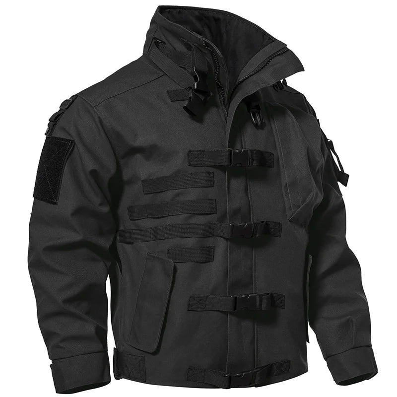Lynjacye Motorcycle Bomber Jacket Cotton Stand Collar Patch Flight Coat Men Women