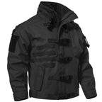Lynjacye Motorcycle Bomber Jacket Cotton Stand Collar Patch Flight Coat Men Women
