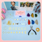 DIY Crystal Suncatcher Making Kit for Adults, Window Hanging Prism and Agate, Style A