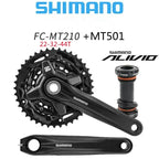 Shimano Alivio MT210 2 Pieces 170mm 44-32-22T 40-30-22T 2x9 3x9 Speed MTB Mountain Bike Bicycle Crankset Chain Wheel