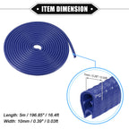 uxcell Car Door Edge Guard U-Shape Rubber Trim Seal Strip, 5m/10m Iron Black