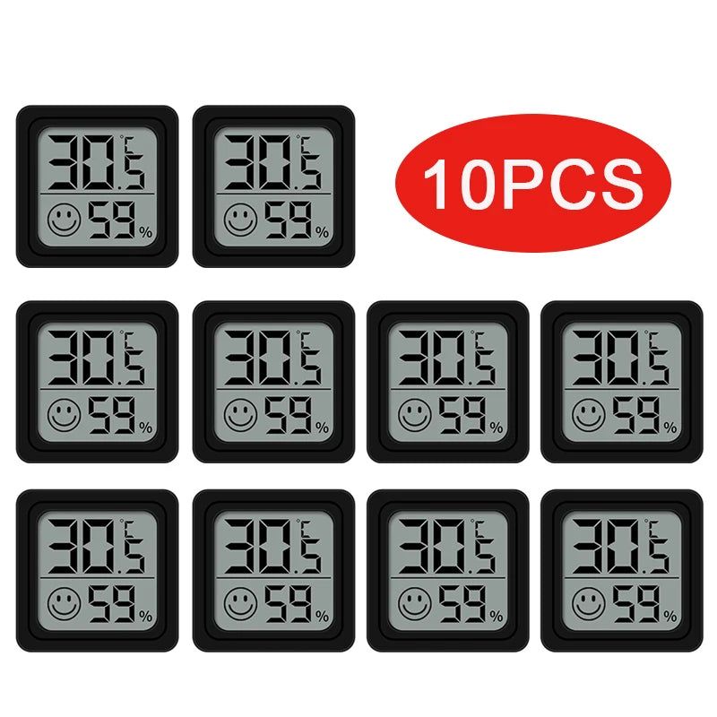 6-10pcs Digital Thermometer Hygrometer Indoor Mini Temperature LCD Electronic Monitor Hygrometer Outdoor Room Baby