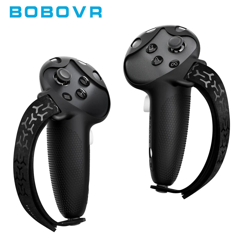BOBOVR G3 Controller Grips Cover for Meta Quest 3 Comfort Grip Cover for Quest 3S VR Controllers Straps Silicone Covers