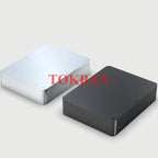 Tokban BZ2106 Aluminum HIFI preamplifier chassis enclosure case 211x60x272mm, silver/black