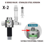 ZRDR Fish Tank CO2 Generator Steel Cylinder Single/Double Gauge Valve Electromagnetic Valve Fish Tank CO2 Generator Accessories