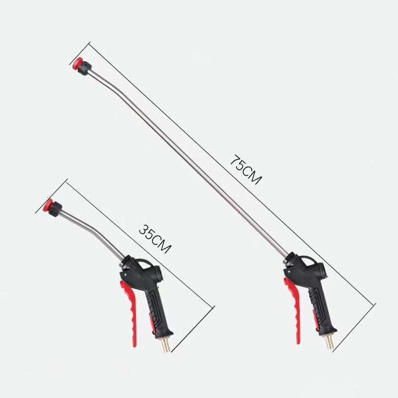 1PC Spray Gun Lance Foam Lance with Stainless Steel Nozzle and barb fitting for Compressed Air Foam Generator