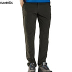 EUMERGX Men Hiking Pants Outdoor Camping Trekking Running Climbing Mountain Trousers Lightweight Quick Dry Waterproof Pants