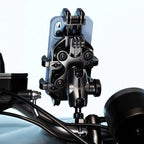 Motorcycle Phone Holder High Quality Vibration Dampener Motorbike Navigation Bracket Anti-Shake Bike Motorcycle Mobile Stand