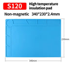 ESD Insulation Heat-resistant Repair Silicone Pad for Parts and Tool Storage Welding BGA Soldering Station Repair Work Pad Tool