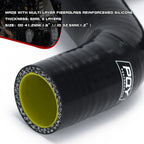 SILICONE RADIATOR HOSE KIT FOR K20-K24 SWAP EG EK CRX EF SOL INTEGRA CIVIC BLACK & YELLOW WX-LX1306BK-QY