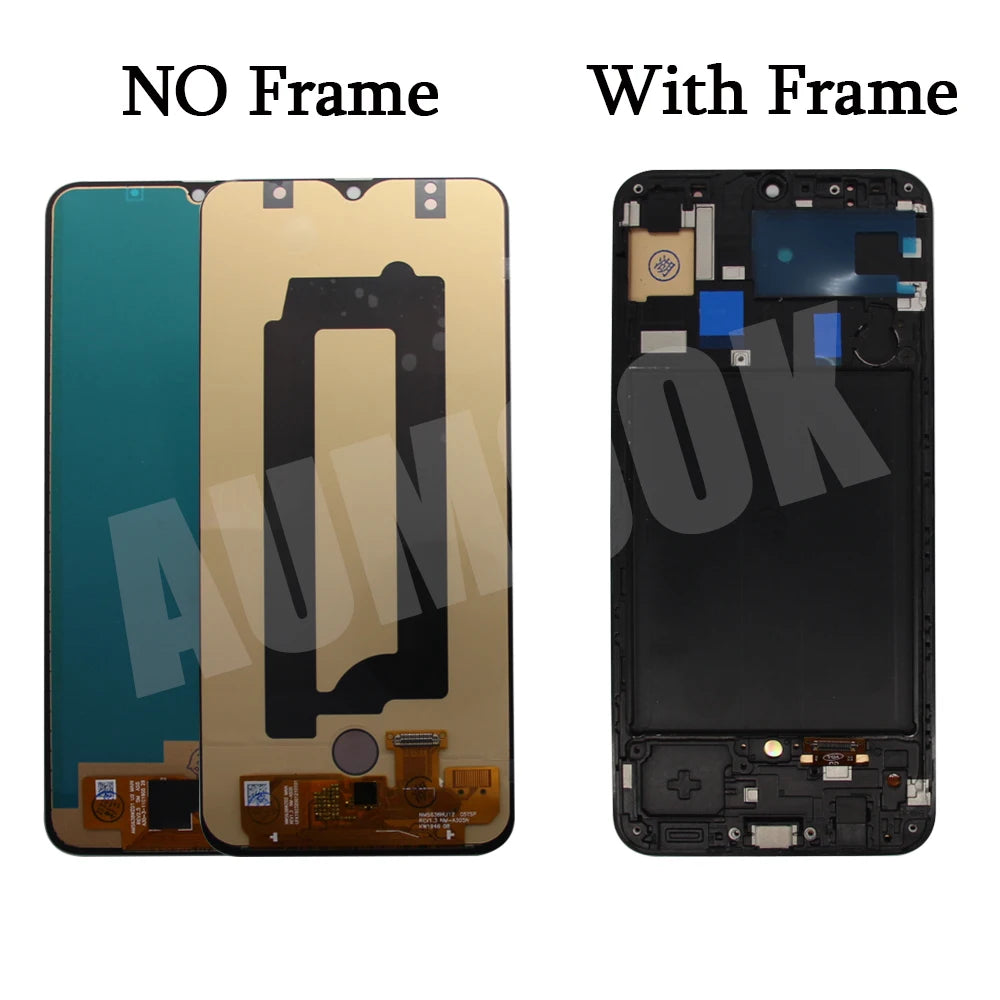 AMOLED Display For Samsung Galaxy A50 LCD Display Touch Screen Digitizer With Frame for Samsung A505 A505FN/DS A505F/DS A50 LCD