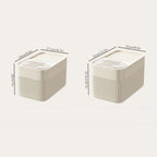 Dog Food Storage Container 5/10/15L Large Capacity Transparent Pet Food Bucket Box Moisture Proof Dog Cat Dry Food Bin