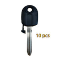 10pcs Transponder Key Shell Case Fob with TOY43R Blade for Isuzu Car Key