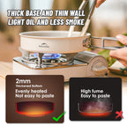 Naturehike Ceramic Non-Stick Pot Portable Camping Cookware Outdoor Pot Cooking Frying Pan Water Kettle Picnic Tableware