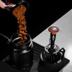 IKAPE V3 Espresso Rotary WDT,Coffee Stirrer with Dosing Funnel & Stand,Espresso Stirrer Distribution Tool for Barista