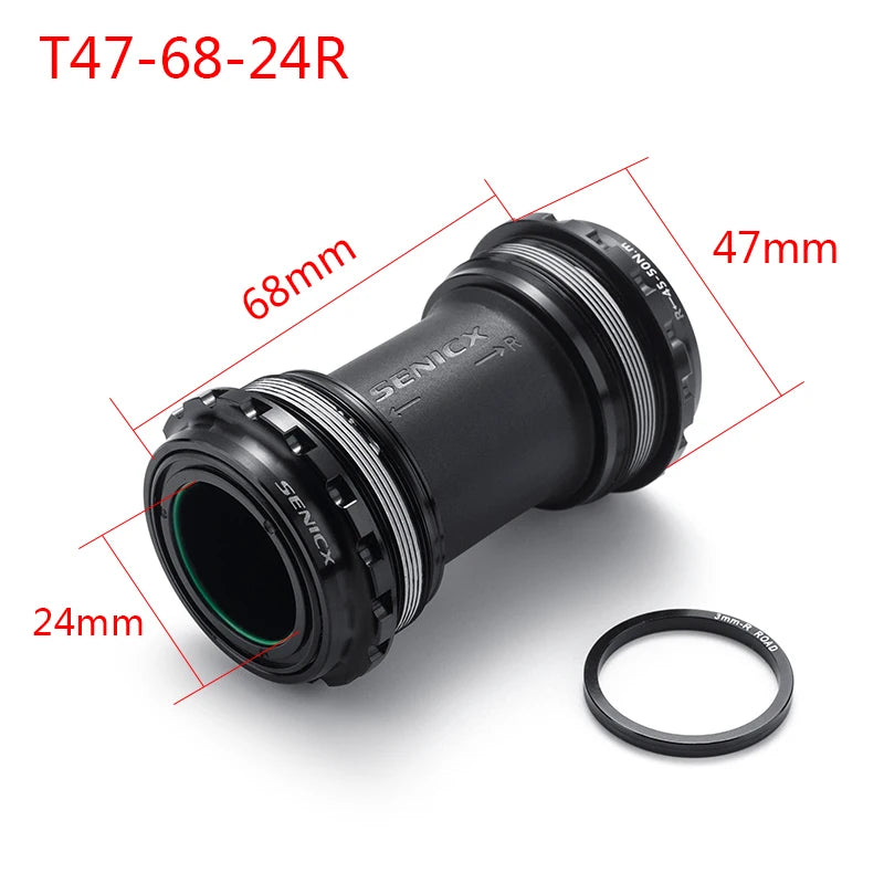 Upgrade Your Ride: SENICX T47 Bottom Bracket for MTB & Road Cranks