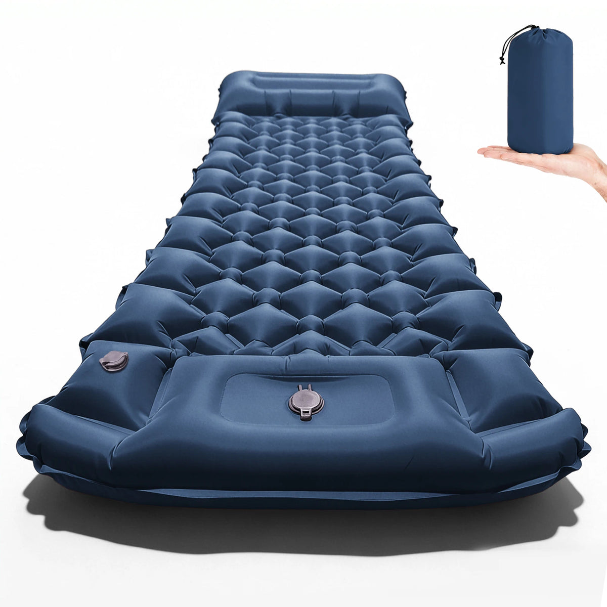 2026 New Upgrade Thick Long Air Mattress Durable Leakproof Inflatable Pad for Outdoor Indoor Camping Inflatable Mat Sleeping mat