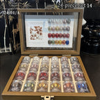 High-End Nail Art Set, 24 Colors Moonlight Mirror Powder Kit, Ultra-Fine Glitter, Japanese Style, Perfect for All Occasions