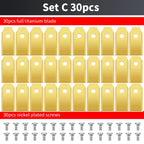 Robotic Lawn Mower Replacement Blades 43mm Stainless Steel, Double Edge, 9pcs/30pcs Gold/Silver
