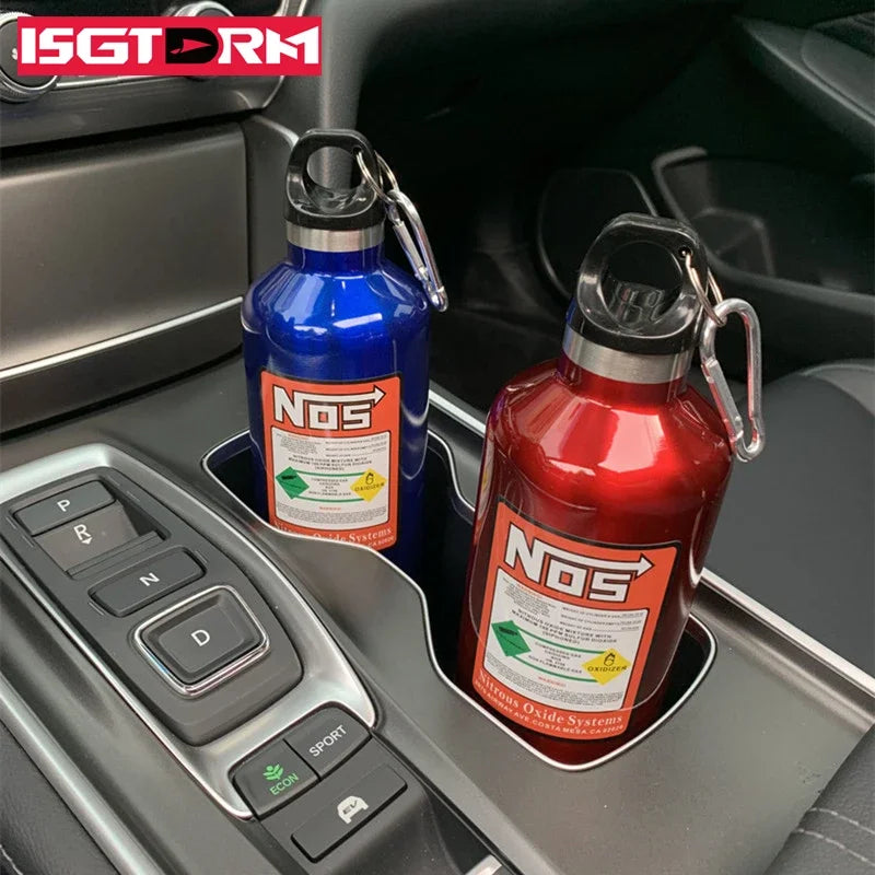 ISGTDRM Car Insulation Cup NOS Nitrogen Cylinder Vacuum Stainless Steel Kettle 500ML Highcapacity Travel Sports Bottle Water Cup