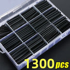 13000/127Pcs Heat Shrink Tube Sleeving Tubing Assortment Kit Electrical Connection Electrical Wire Wrap Cable Insulation Sleeved