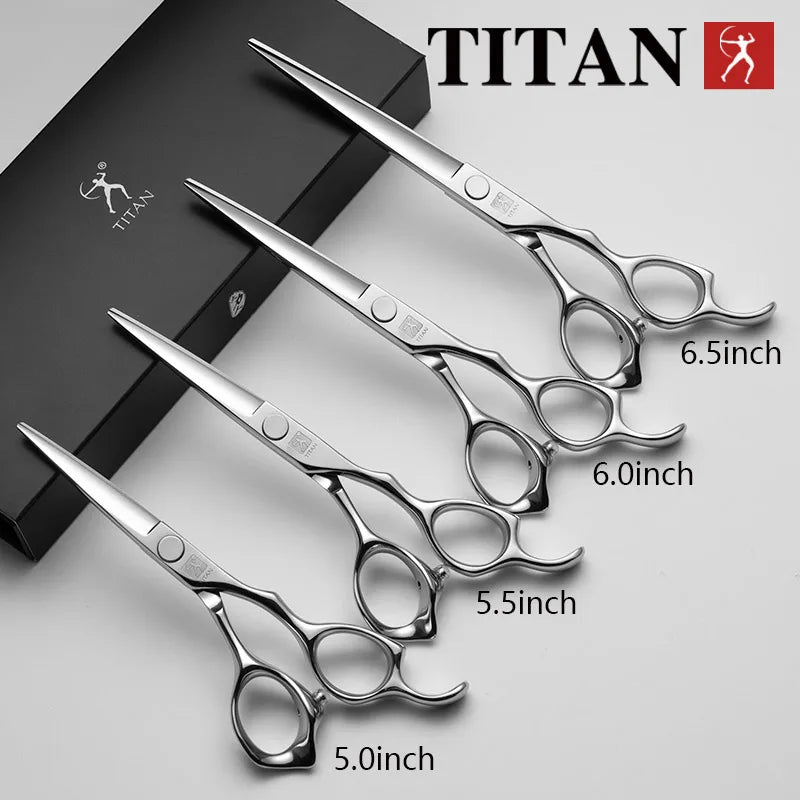 Titan Professional Hair Cutting/Thinning Scissors Shears 440C Steel 5.0-6.5in