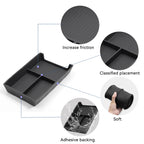 for BYD Sealion 7 2024 2025 Center Console Lower Storage Box Car Storage Tray TPE Organizers Tidying Interior Accessories