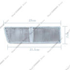 Front Bumper Reflector Light Covers Grille Set (Left+Right) for VW Golf/Jetta/Vento MK3 1992-1999