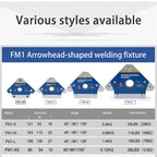 12.5/25/50/75Kg Magnetic Welding Holders Angle Solder Arrow Magnet Weld Fixer Positioner Ferrite Holding Auxiliary Locator Tools
