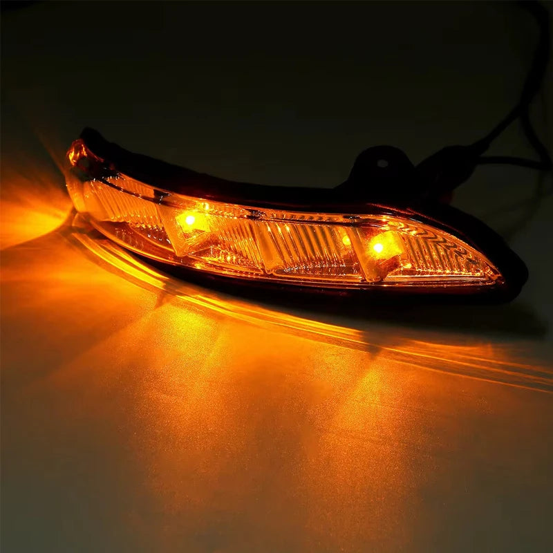 Car Side Rearview Mirror Light for Mercedes Benz W211 W221 W216 W219 2007-2011 Amber Backing Light Turn Signal Indicator Light