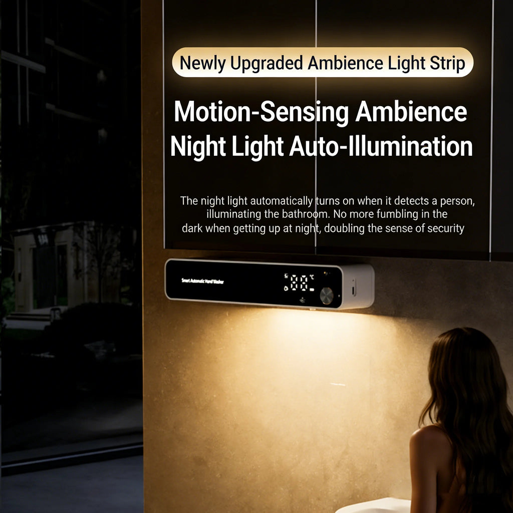 Automatic Soap Dispenser Screen Display foam Washing Machine Night Light Foaming soap dispenser USB charge Bathroom Kitchen