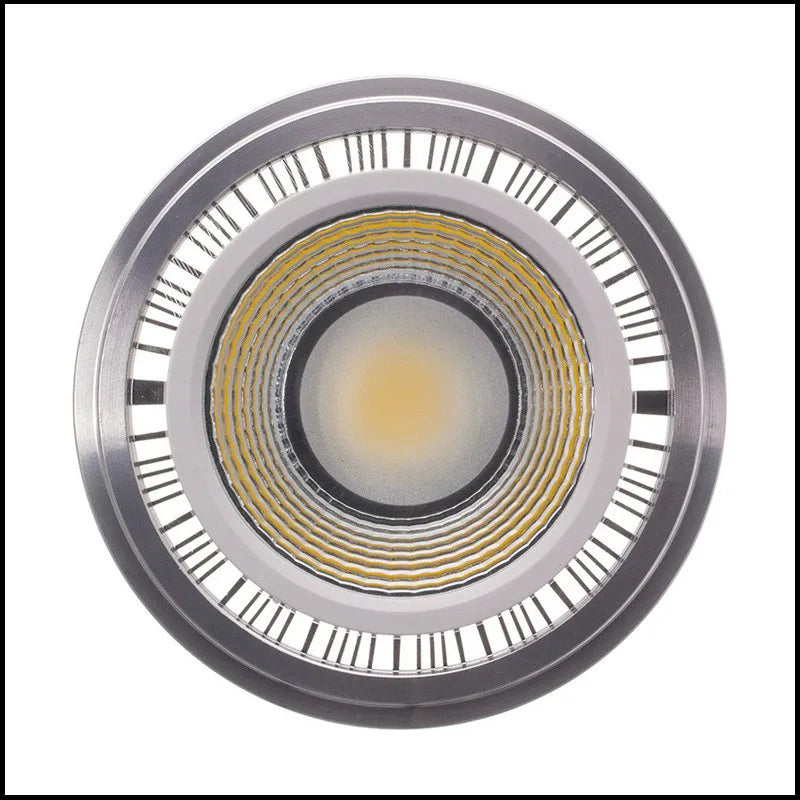 Dimmable LED AR111 Lamp 10W GU10 G53 Base Substitute Halogen Lamps 15W LED Downlight ES111 Bulbs COB Spotlight 85-265V/DC12V