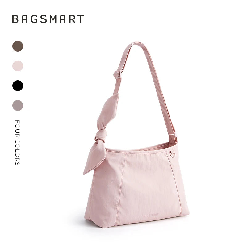 BAGSMART Shoulder Bags Women Versatile Tote Bag Lightweight Casual Commuting Crossbody Bag Underarm Hobo Bag