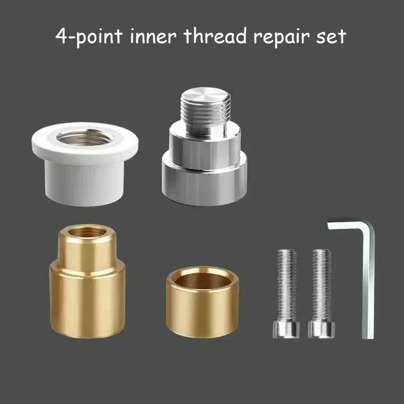 1/2 Inch PPR Inner Thread Crack Repair Tool  Anti-smashing Water Pipe Cracking Wire Removal Inner Tooth Replacement