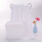 Microfiber Salon Towels 10pcs White Absorbent Spa Hair Drying Massage Towels