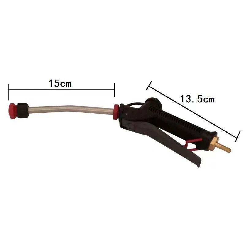 1PC Spray Gun Lance Foam Lance with Stainless Steel Nozzle and barb fitting for Compressed Air Foam Generator