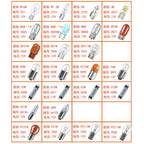 Car Signal Lamp 10pcs OSRAM C3W C5W C10W 12V SV7-8 6411 6438 6428 6418 12844 12866 Reading light Interior Halogen Bulbs