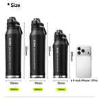Stainless Steel Water Bottle  Cycling Tumble Insulated Cold And Hot Flasks Double Wall Portable With Handle Sports Outdoor Cup