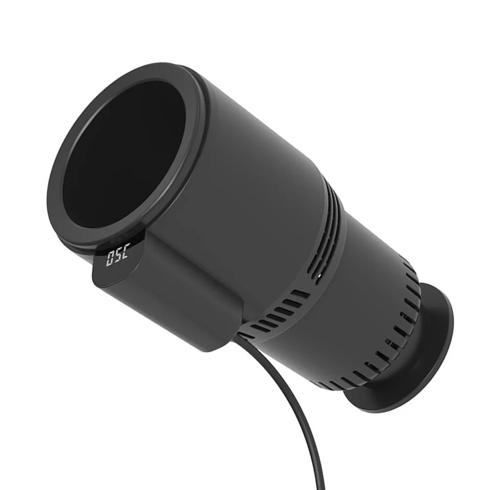 2-in-1 Intelligent Hot Cold Car Cup Holder Heating Cooling Portable Beverage Warmer Chiller For Auto Truck Office Use Accessorie