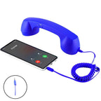 Retro Telephone Receiver Type-C 3.5mm Microphone Handset Directly Plug Into Mobile Phone Handset For Mobile Phones