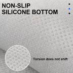 SEAMETAL Full-Wrapped Car Seat Cover Breathable Hole PU Car Front Seat Cushion Universal Anti Slip Auto Chair Protector Cover