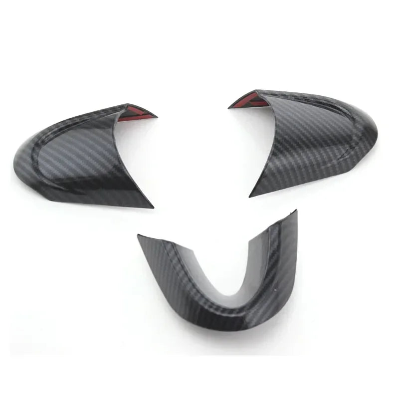 ABS Carbon Fiber Steering Wheel Button Cover Sticker for Mini Cooper F55 F54 F56 F57 F60