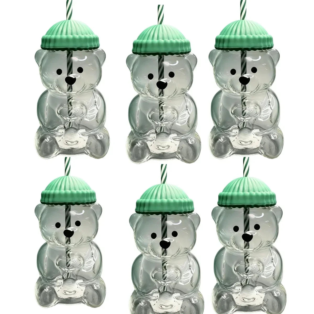 Green 6pcs / 500ml Plastic