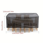218 Sizes of Patio Furniture Covers, Table and Chair Covers, Waterproof, Dustproof, UV-proof 210D Oxford Cloth Protective Cover