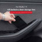 For Tesla New Model Y L Juniper 2026 Accessories Door Handle Storage Box Model 3 Highland Inner Handle Organizer Container Tray