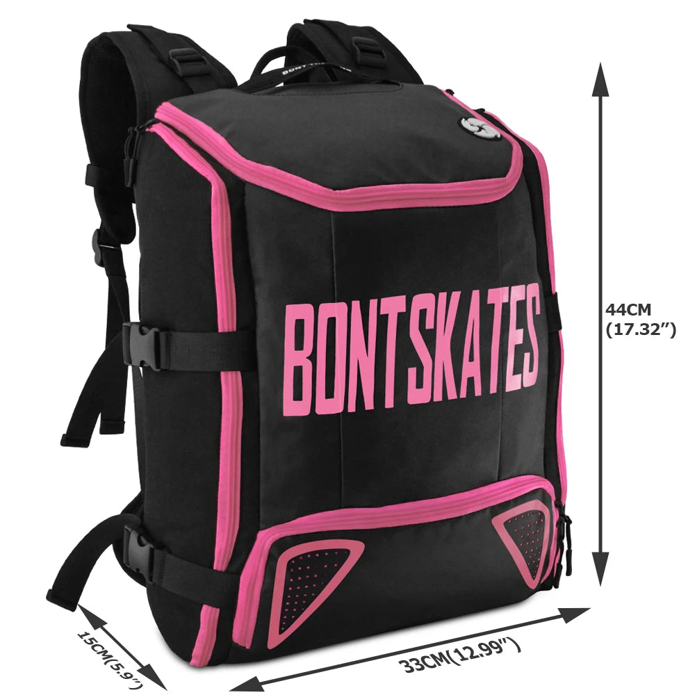 BONT Backpack Travel Bag Inline Ice Roller Speed Skating Roller Skates backpack Training backpack outdoor backpack Park Skates